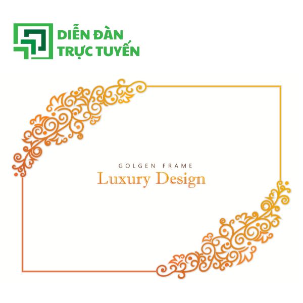 Mẫu Khung Viền Vector Menu Thực Đơn Thiết Kế Sang Trọng