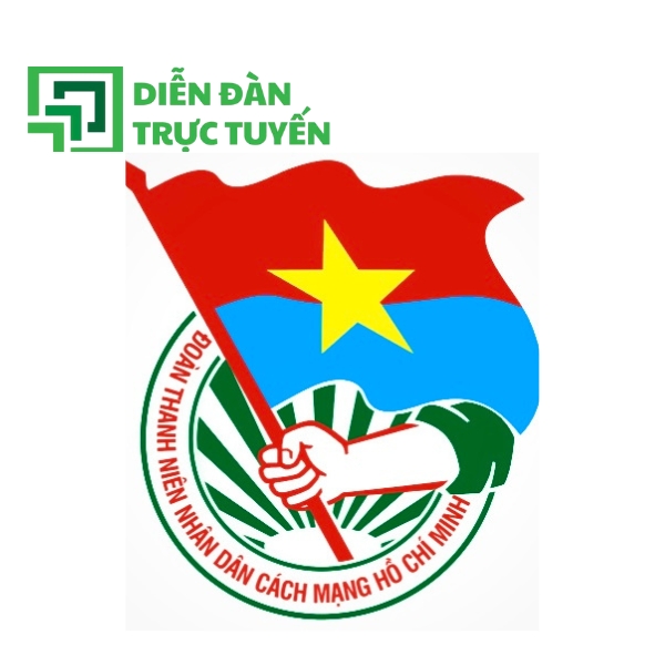 Mẫu Logo Vector Đoàn Thanh Niên Lá Cờ Giải Phóng Miền Nam