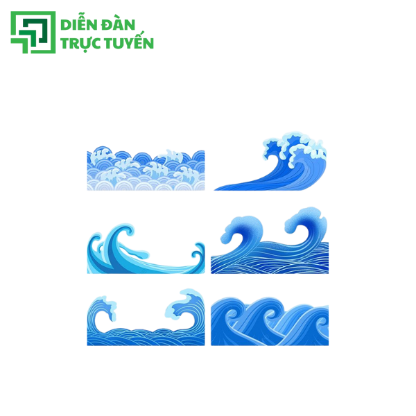 Mẫu Hình Ảnh Sóng Biển Nhiều Loại