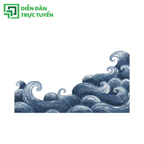 Mẫu Sóng Biển Vector Sáng Tạo