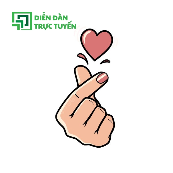 Mẫu Thả Tym Vector Bàn Tay