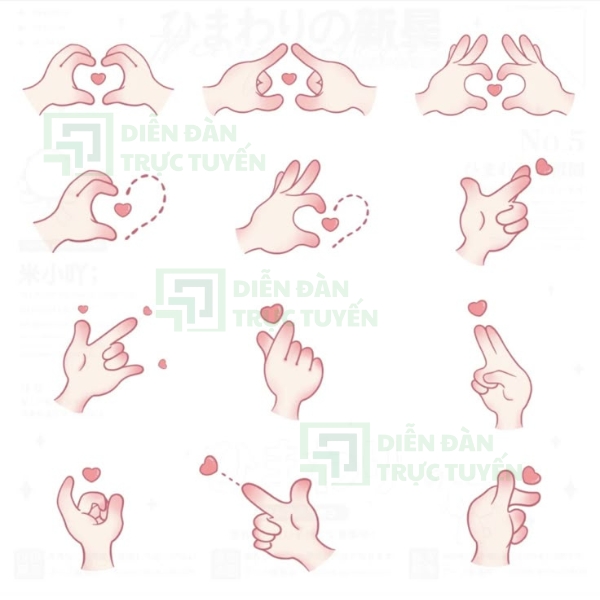 Mẫu Vector Sáng Tạo Bàn Tay Bắn Tym