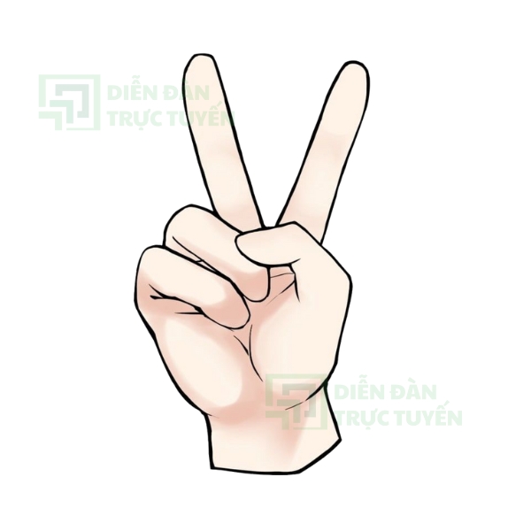 Mẫu Bàn Tay Vector Say Hi
