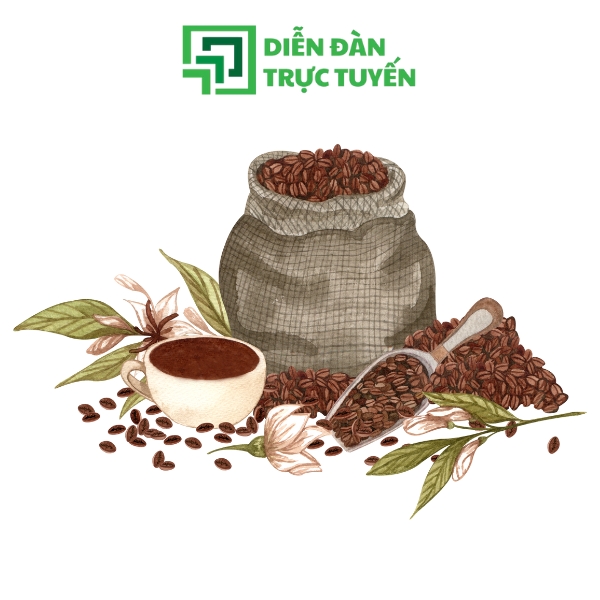 Mẫu Coffee Plant Vector