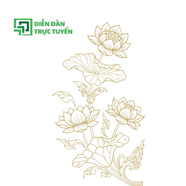 Mẫu Hoa Sen Vector Thiết Kế Độc Đáo