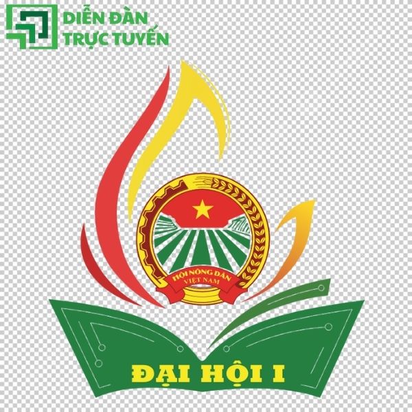 Hình logo Hội Nông Dân Việt Nam sắc nét, chuẩn nhận diện