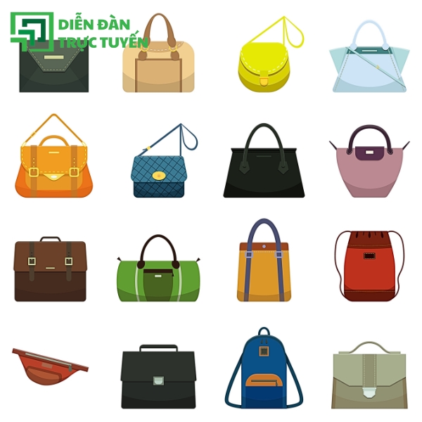 Mẫu Túi Xách Cầm Tay Vector Ấn Tương & Độc Đáo