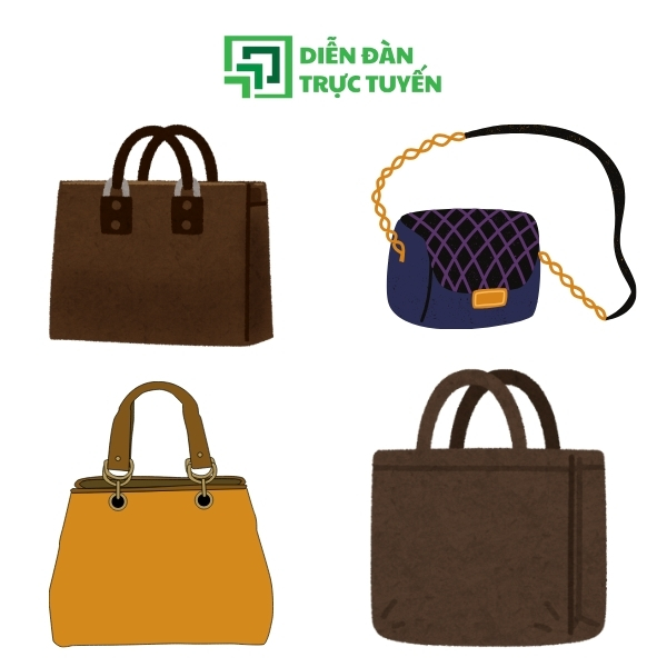 Mẫu Túi Xách Vector Tối Giản & Thanh Lịch