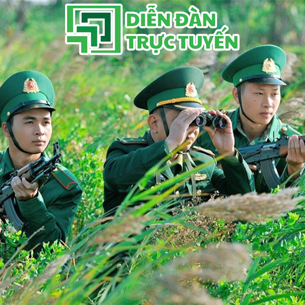 Logo Bộ Đội Biên Phòng Vector Thiết Kế Sắc Nét, Đúng Chuẩn Quân Đội