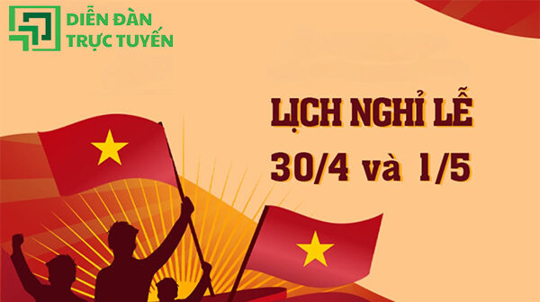 Mẫu Thông Báo Nghỉ Lễ 30/4 1/5 File Word Chuẩn