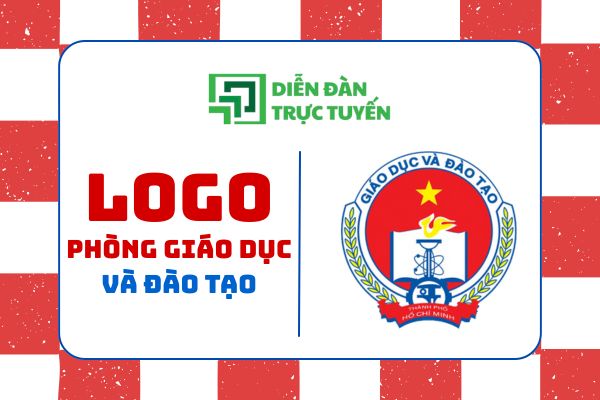 avatar logo phòng giáo dục và đào tạo vector