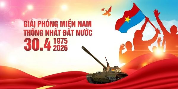 Thiết kế nền kỷ niệm 30/4 - 1/5 trang trọng và ý nghĩa