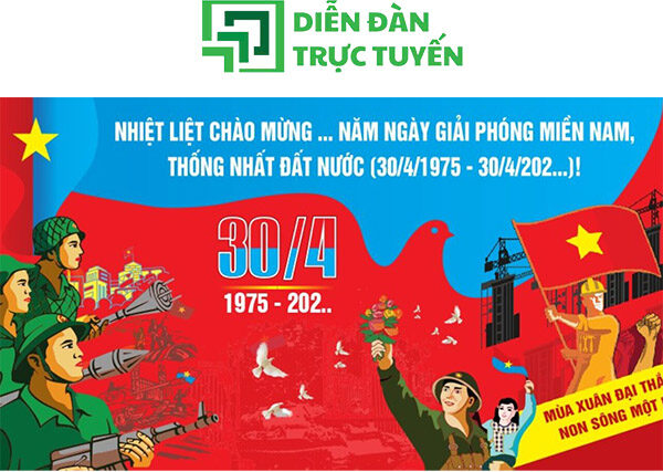 Băng Rôn 30/4 Vector Mừng Đại Lễ 30 Tháng 4