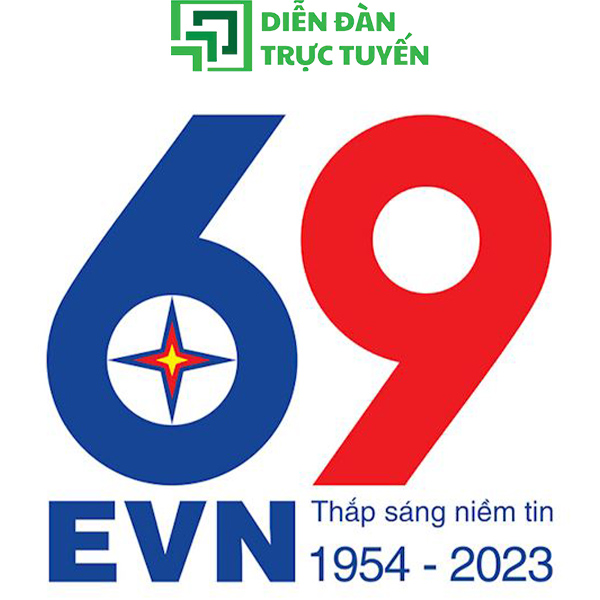 Logo Điện Lực Vector Thiết Kế Theo Mẫu EVN