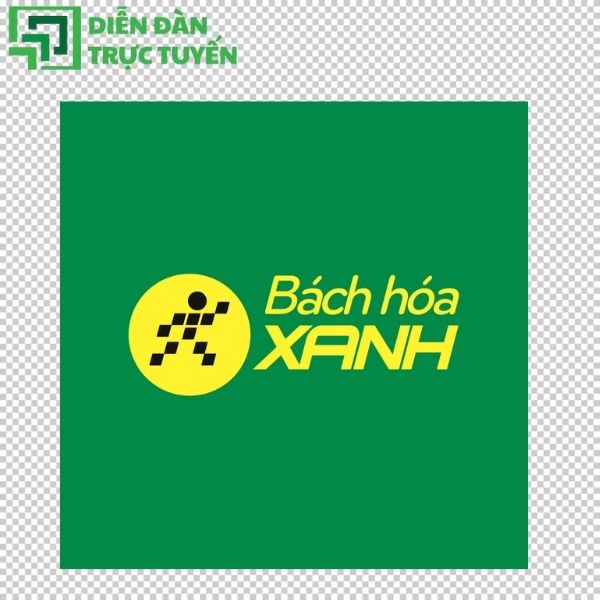 Mẫu logo Bách Hóa Xanh chuẩn thương hiệu