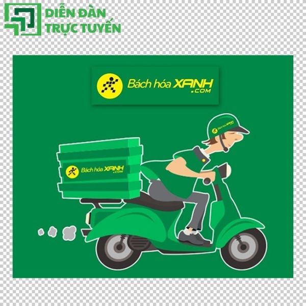 Logo Bách Hóa Xanh phiên bản đơn giản
