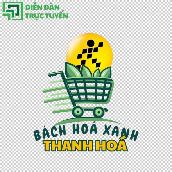 Logo Bách Hóa Xanh dùng trong ấn phẩm quảng cáo