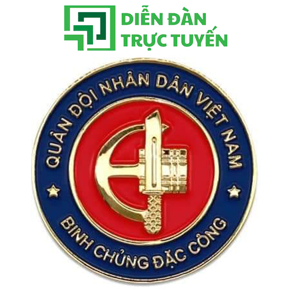 Logo Binh Chủng Đặc Công Vector Biểu Tượng Chính Thức Quân Đội 
