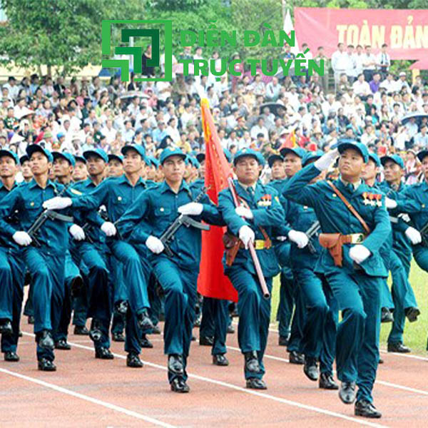 Logo Dân Quân Tự Vệ Việt Nam Vector Dành Cho Slide – Văn Bản 