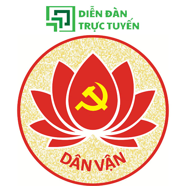 Logo dân vận vector năm 2020