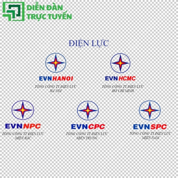 Mẫu logo điện lực các miền