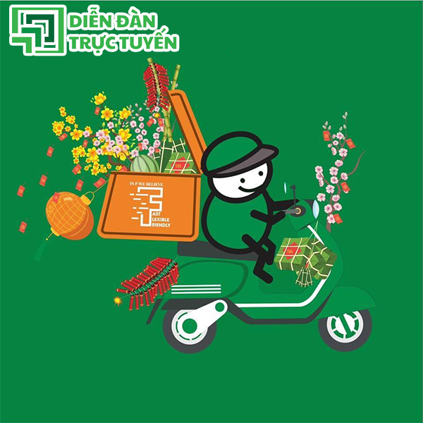 Logo Giao Hàng Tiết Kiệm Chuẩn Màu Xanh Lá Đặc Trưng