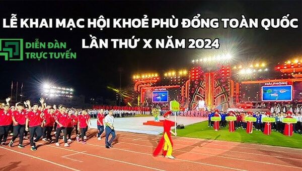 Lễ Khai Mạc Hội Khỏe Phù Đổng Toàn Quốc