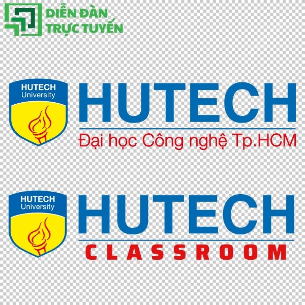 Logo Hutech Vector tách nền