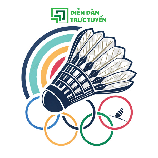 Logo Liên Đoàn Cầu Lông Vector Chuẩn Thiết Kế Cho In Ấn