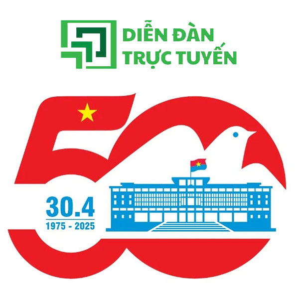 Logo 50 Năm Ngày Giải Phóng Miền Nam Vector