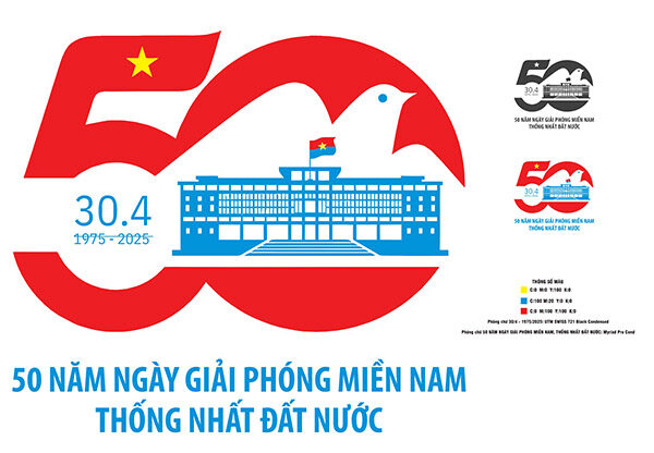 Logo 50 Năm Ngày Giải Phóng Miền Nam Không Nền 