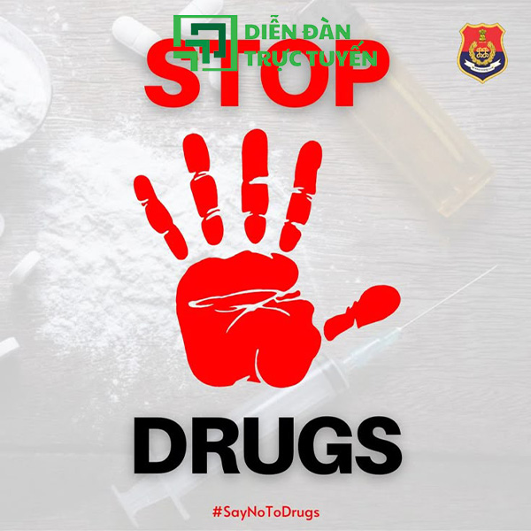 Logo Phòng Chống Ma Túy Vector Sắc Nét, Dễ Nhận Diện