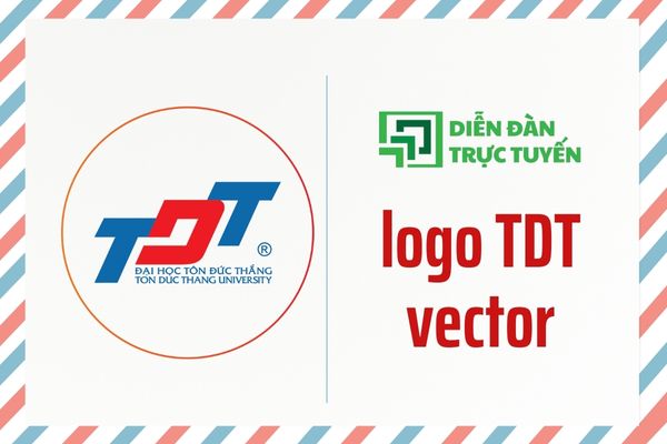 avatar logo tdt vector