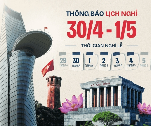 File thông báo nghỉ lễ 30/4 và 1/5 pdf
