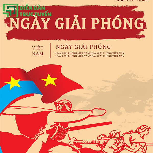 Hình Ảnh Poster Ngày Giải Phóng Miền Nam Đẹp, Sắc Nét