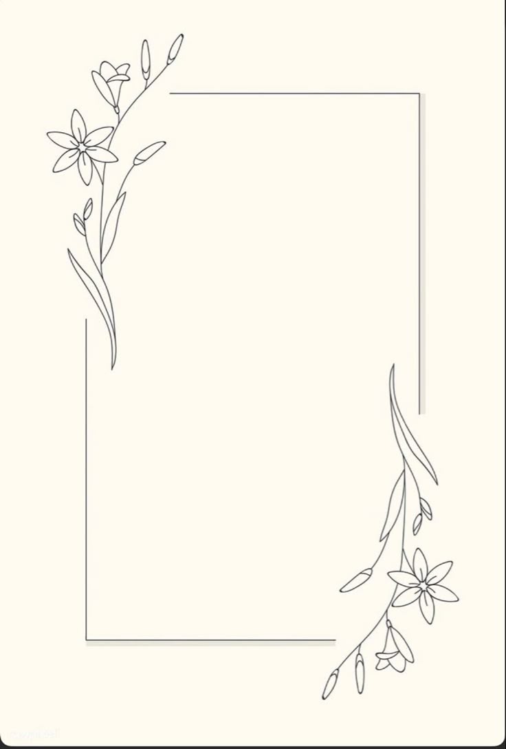 Khung Hoa Vector Vintage – Đậm Chất Nghệ Thuật