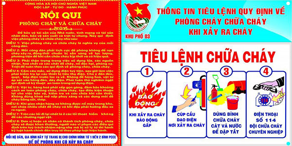 File Vector Nội Quy Phòng Cháy Chữa Cháy Đẹp, Rõ Ràng 