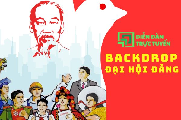 avatar bâckdrop đại hội đảng