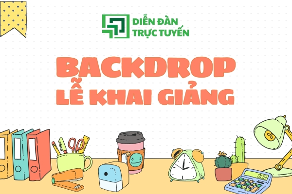 avatar backdrop lễ khai giảng