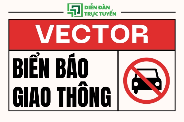 Avatar Biển Báo Giao Thông Vector