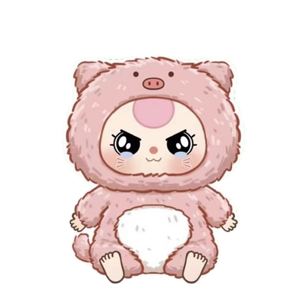 Baby Three Vector Màu Nước – Dễ Thương