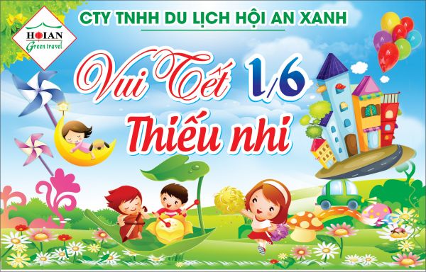 Backdrop 1 Tháng 6 Cho Sân Khấu Thiếu Nhi, Lễ Hội