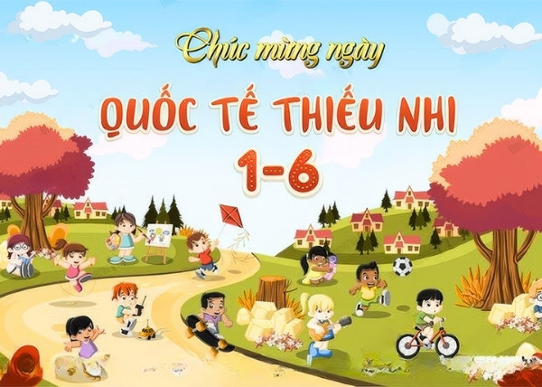 Backdrop 1/6 PNG chất lượng cao cho sân khấu thiếu nhi
