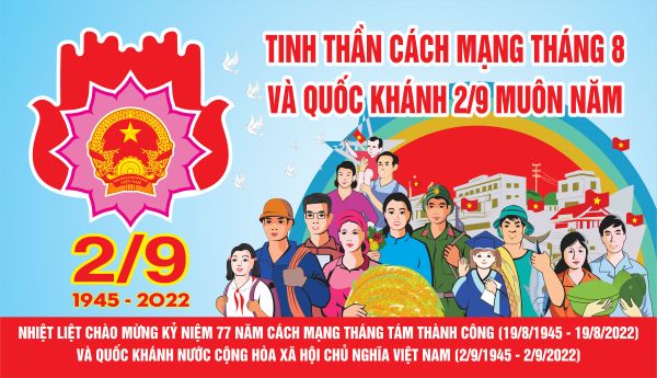 Mẫu Backdrop 2/9 Đẹp Trang Trọng 