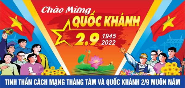 Backdrop 2/9 Kỷ Niệm Ngày Quốc Khánh 