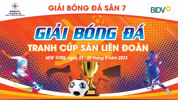 Backdrop Bóng Đá Tổ Chức Giải Phong Trào