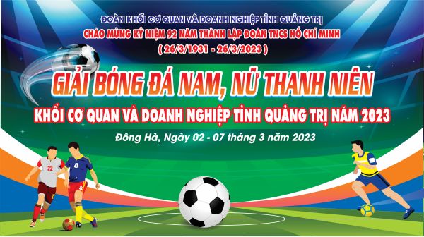 Backdrop Sân Khấu Bóng Đá Thiết Kế Chuyên Nghiệp