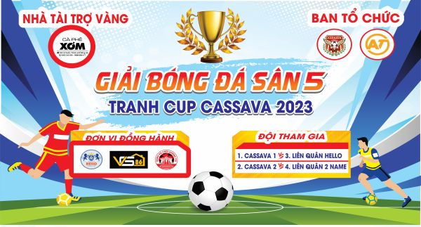 Backdrop Sân Khấu Bóng Đá Thiết Kế Chuyên Nghiệp