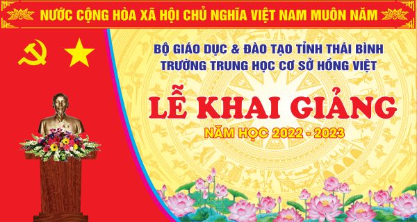 Mẫu Backdrop Khai Giảng Cho Trường Mầm Non
