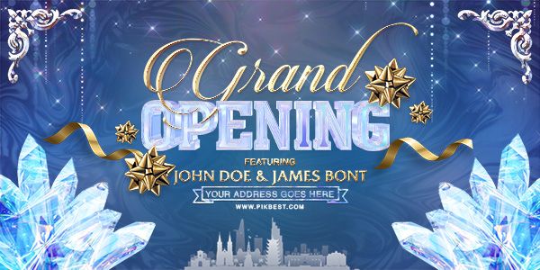 Phông Nền Lễ Khai Trương Vector Phù Hợp Mọi Lĩnh Vực 